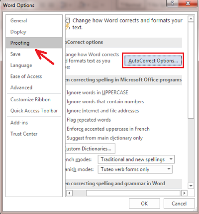 Cara Menonaktifkan Ejaan Otomatis di Microsoft Word (Auto Correct)