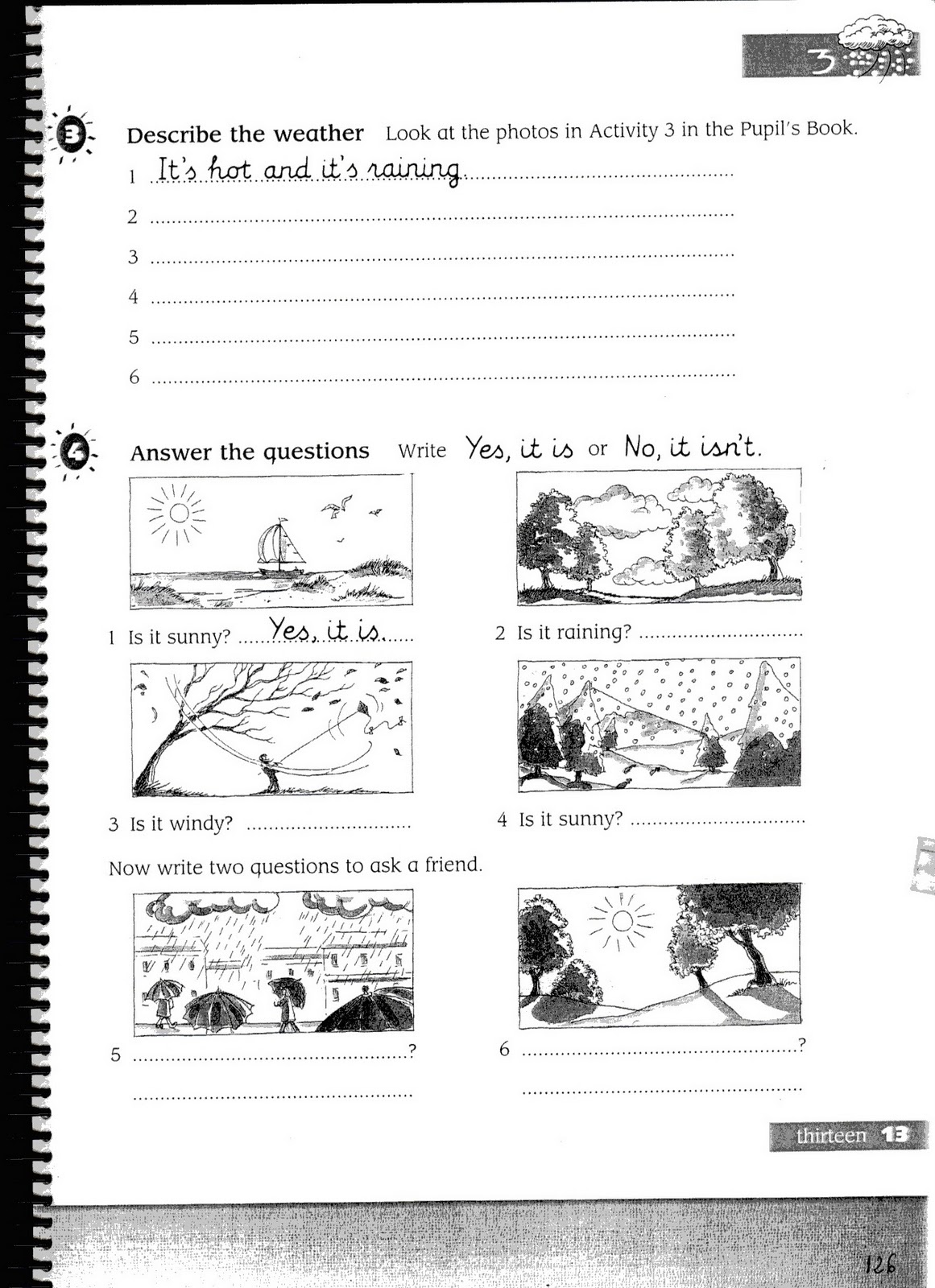 Fichas de inglés: Ficha Weather 1: Weather worksheets