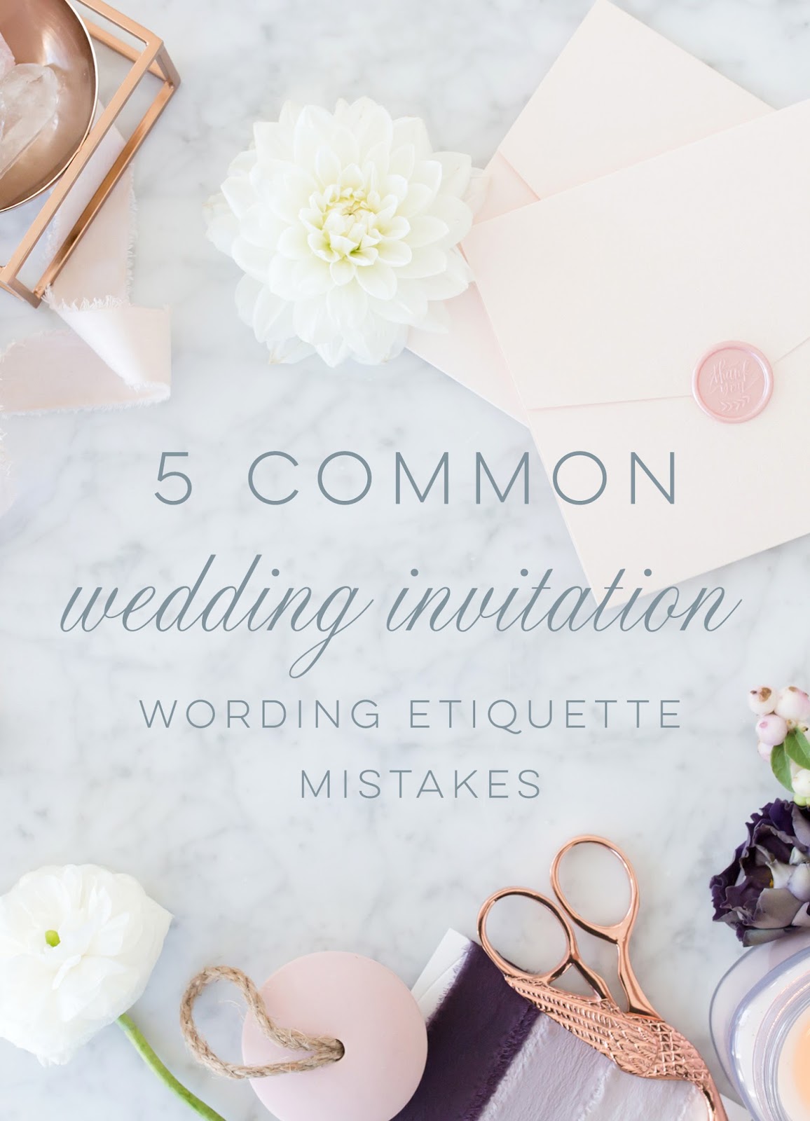 Wedding Invitation Wording Etiquette
