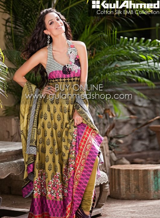 Eid Collection 2012 By Gul Ahmed Newluk Fashion