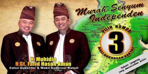 Muhidin Farid “Murah Senyum” Independen Asli Dukungan Rakyat