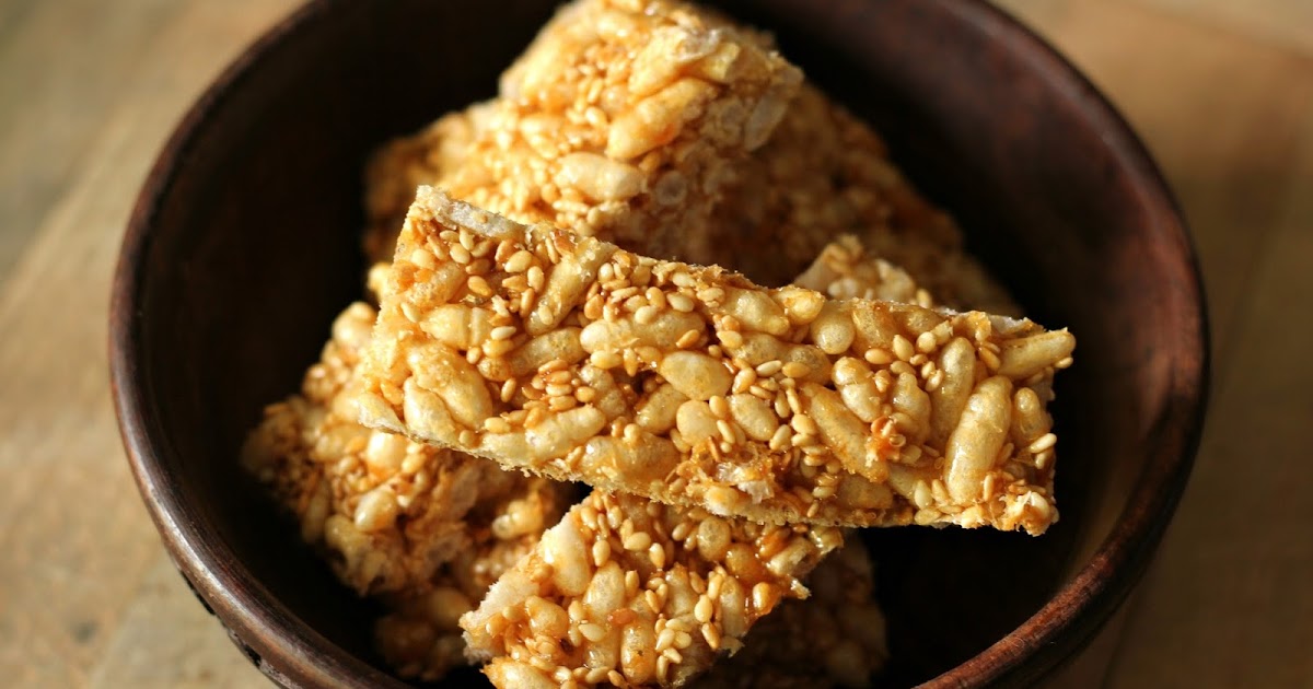 Ruchik Randhap (Delicious Cooking) Sesame & Puffed Rice Chikki Easy