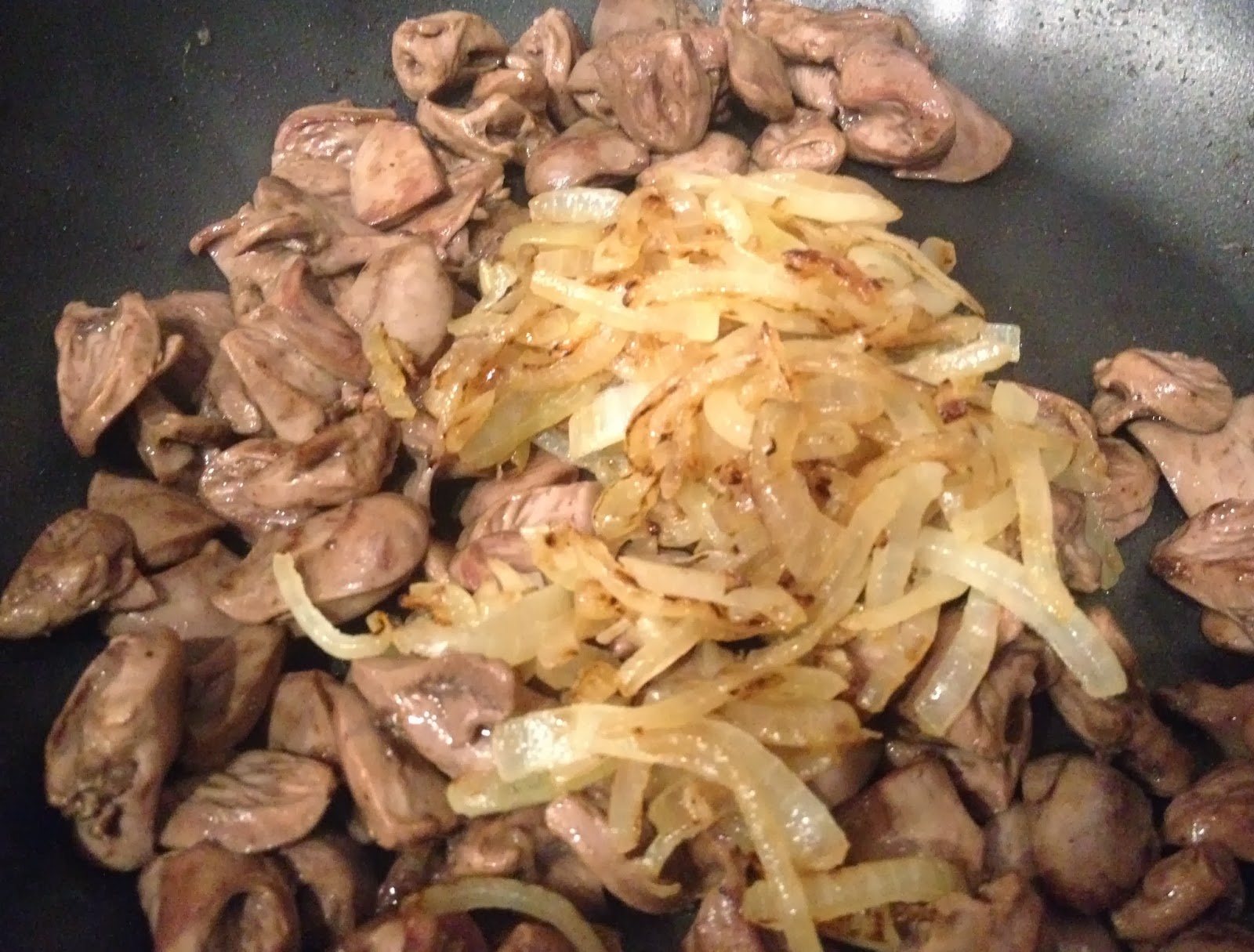 Куриные сердечки отварные