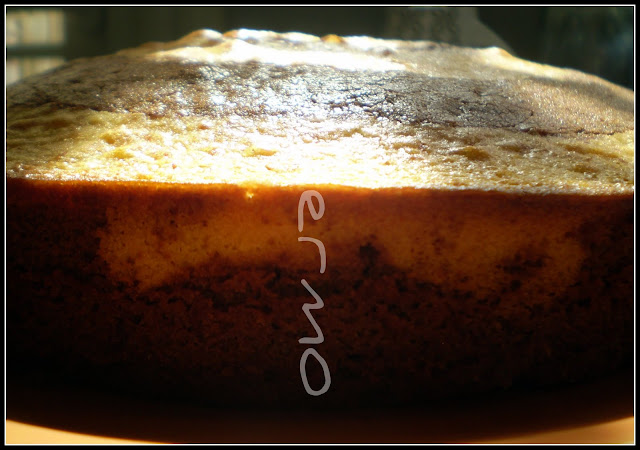 Bizcocho cebra de mascarpone Bizcocho cebra de mascarpone y chocolate receta casera