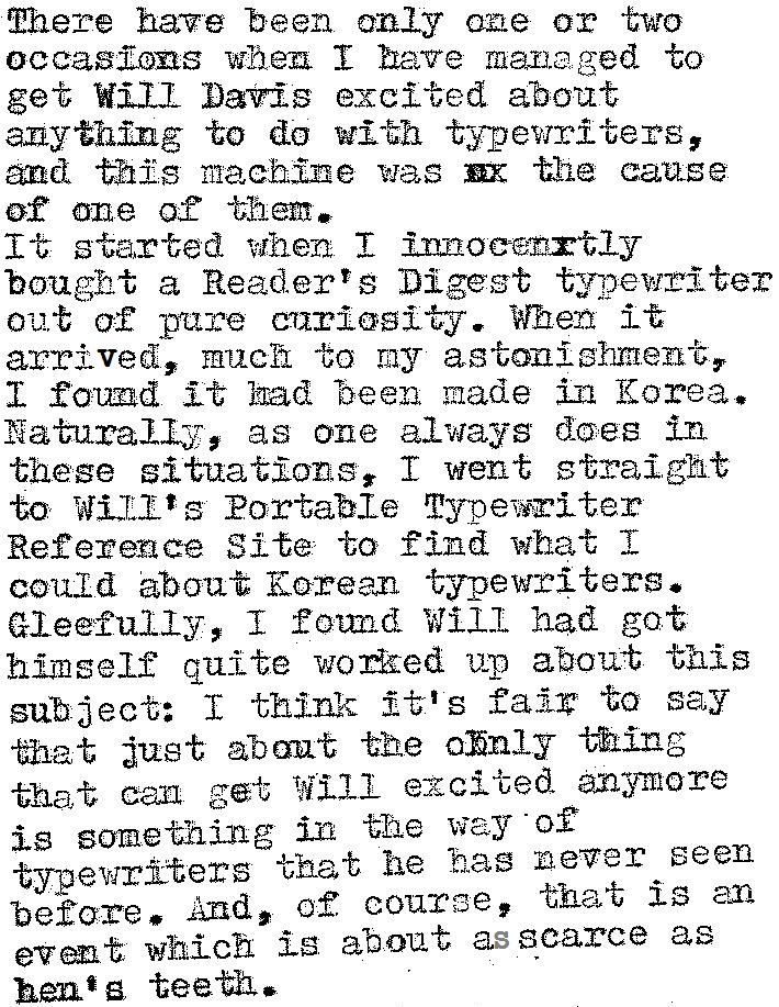 oz.Typewriter Korean Typewriters