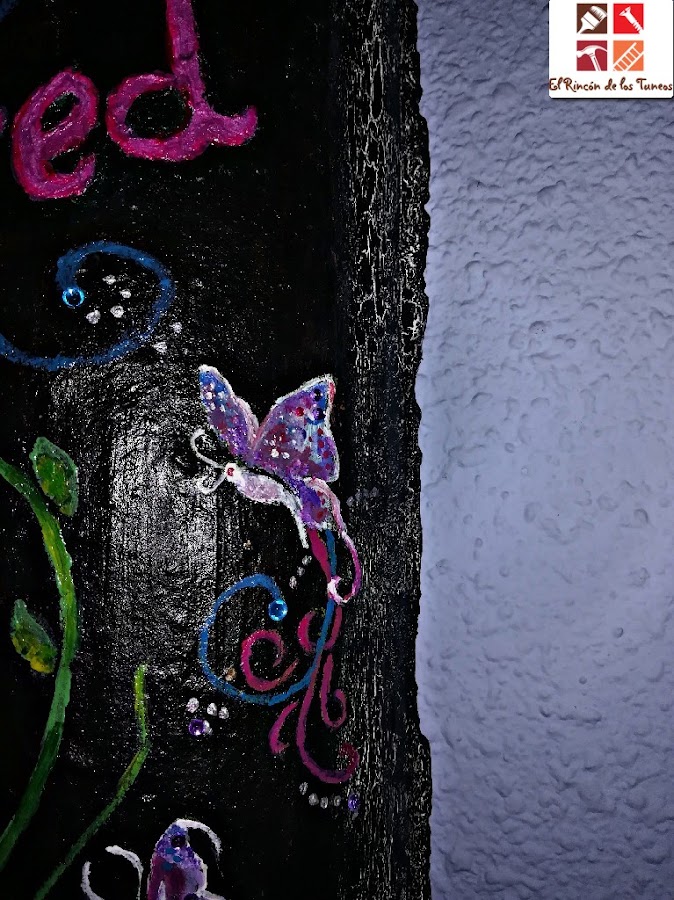 teja pintada a mano