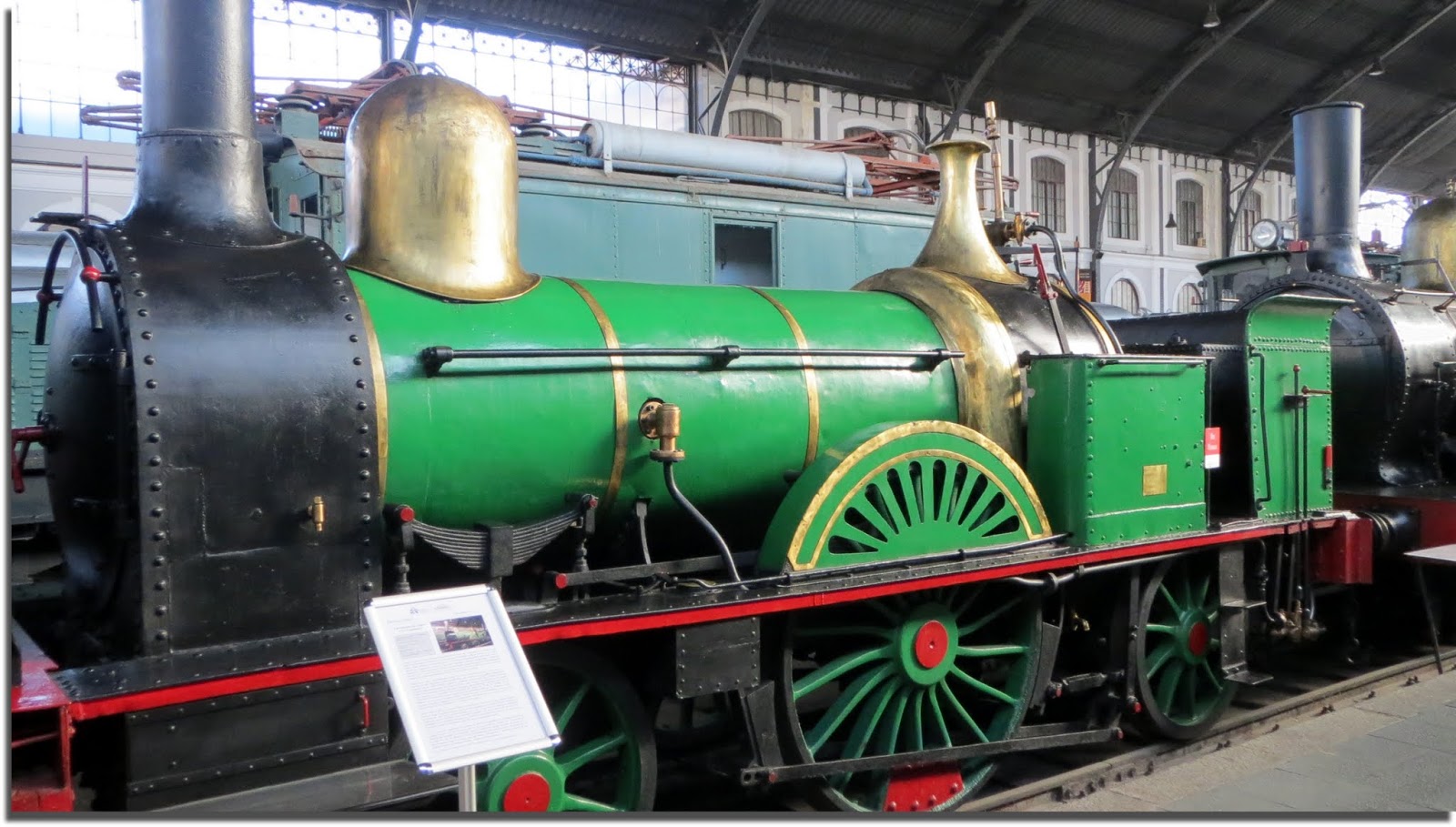 Trenes antiguos. Museo del Ferrocarril de Madrid