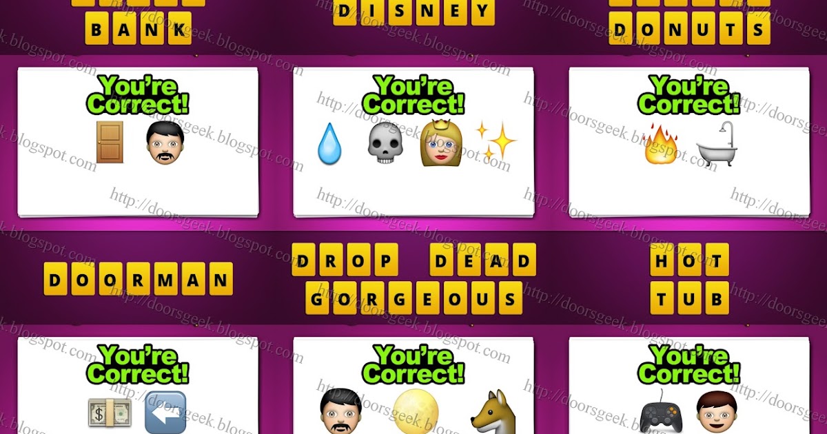 Guess The Emoji Level 44 Answers And Cheats Doors Geek