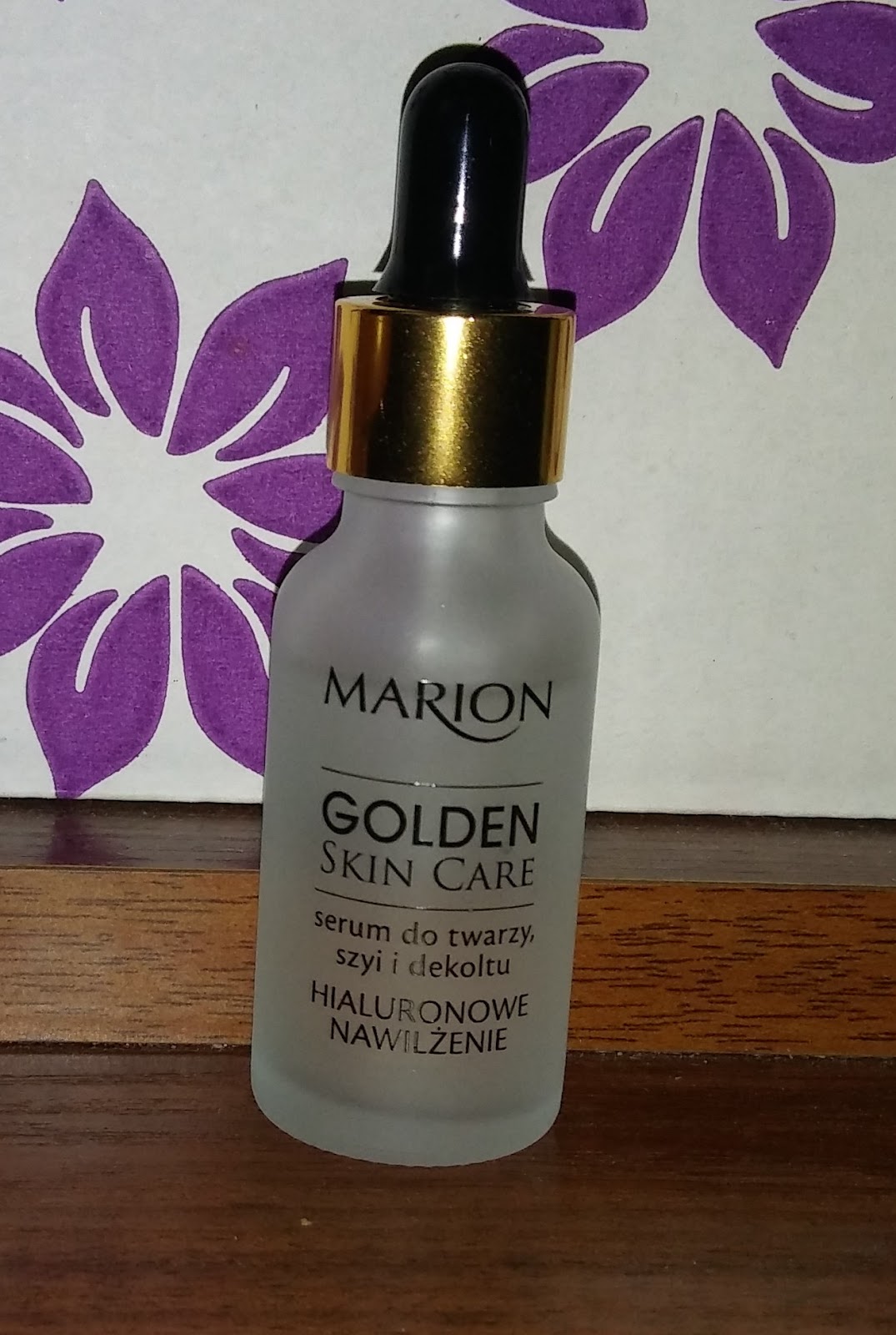Marion, Golden Skin Care, hialuronowe nawilżenie serum do twarzy