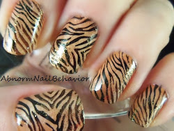 tiger nail nails gold abnorm behavior golden tutorial really person techniques turned wish couple different