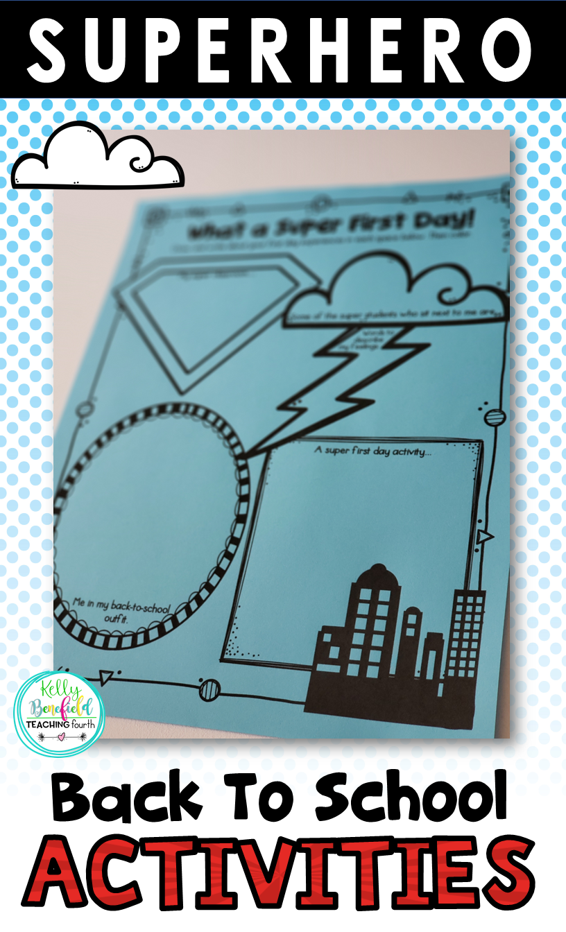 7 Fun Superhero Classroom Ideas and Activities for Back to School -  Teaching Fourth and more!, image size:816x1344