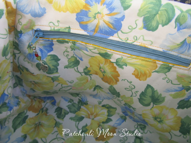 Patchouli Moon Studio~ Batik Scrappy Companion Carpet Bag