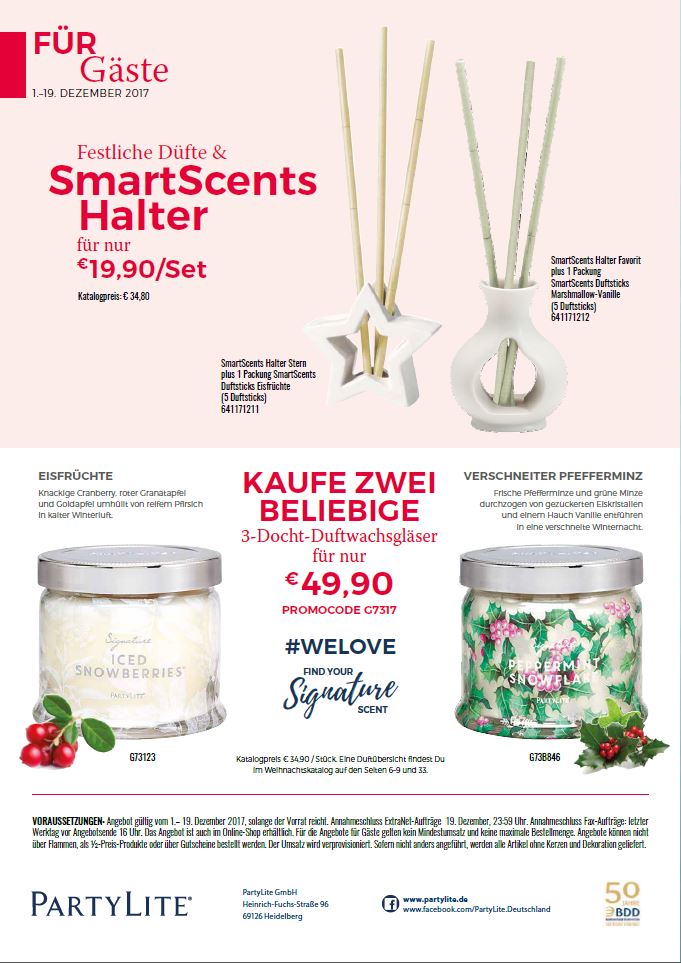 wachstraum.de PartyLite® Online Shop Partylite.de Highlites im