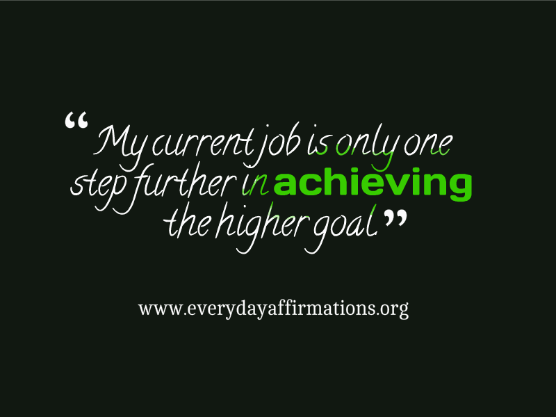 Affirmations for Success at Work | Everyday Affirmations