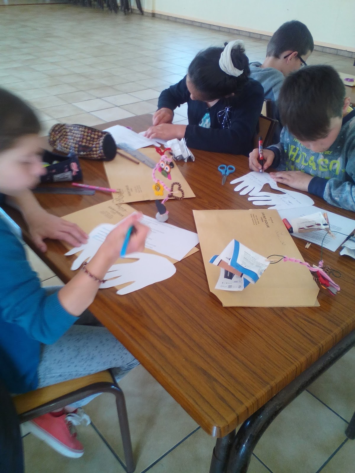 Ecole de Saint Solve beaucoup de concentration