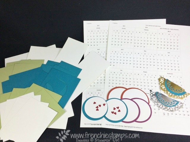 Class in the Mail with Frenchie Horizontal Calendar, Class in the Mail, Sheltering Tree, Colorful Season
