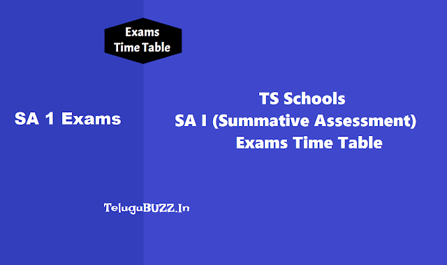TS Schools SA I Summative Assessment I Exams Time Table /Schedule 2018 ts schools,sa1,sa i,summative exams 2018 schedule,summative exams time table 2018,ps summative exams 2018 schedule,ups,high schools summative exams 2018 time table,sa 1 exams schedule for ps,ups and high schools,scert telangana