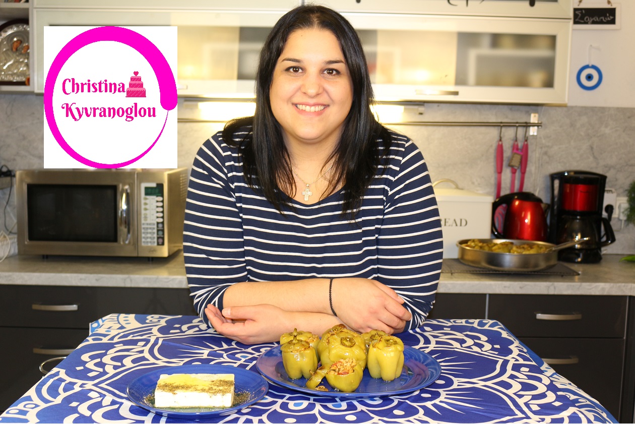 Christina Kyvranoglou: Griechische gefüllte Paprikaschoten vegetarisch