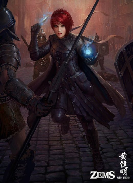 As incríveis ilustrações de fantasia de Mario Wibisono Mario Wibisono deviantart ilustrações fantasia games oriental traços realistas história