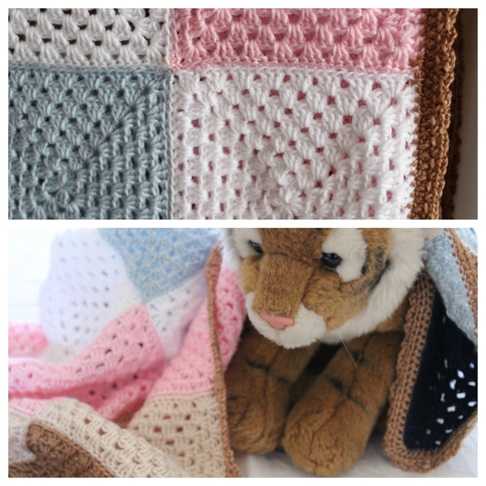 Scrappy Crocheted Baby Blankets Threadbare Creations