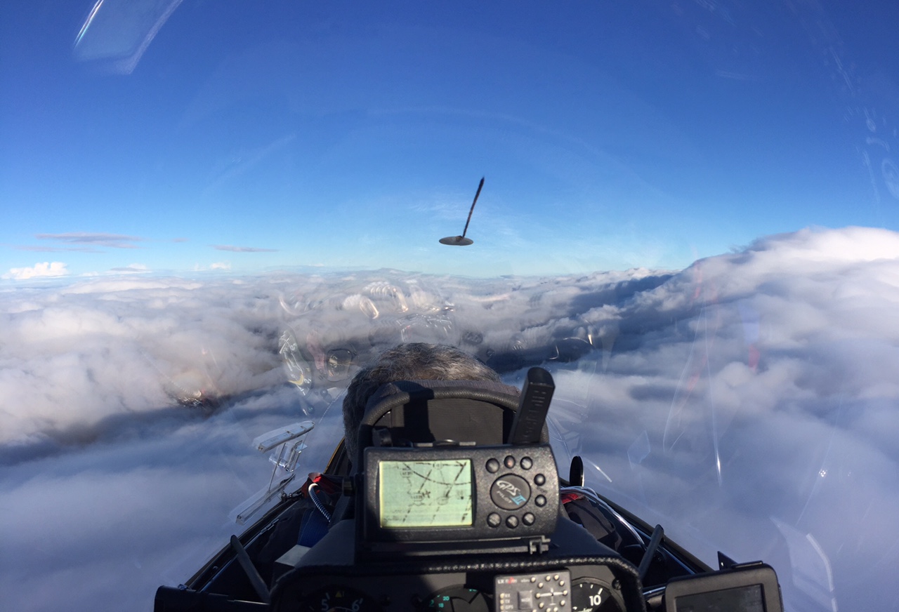 Booker Gliding Club Tuesday somewhere over Deeside
