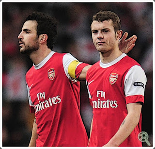 Cesc Fàbregas Jack Wilshere Arsenal Gunners
