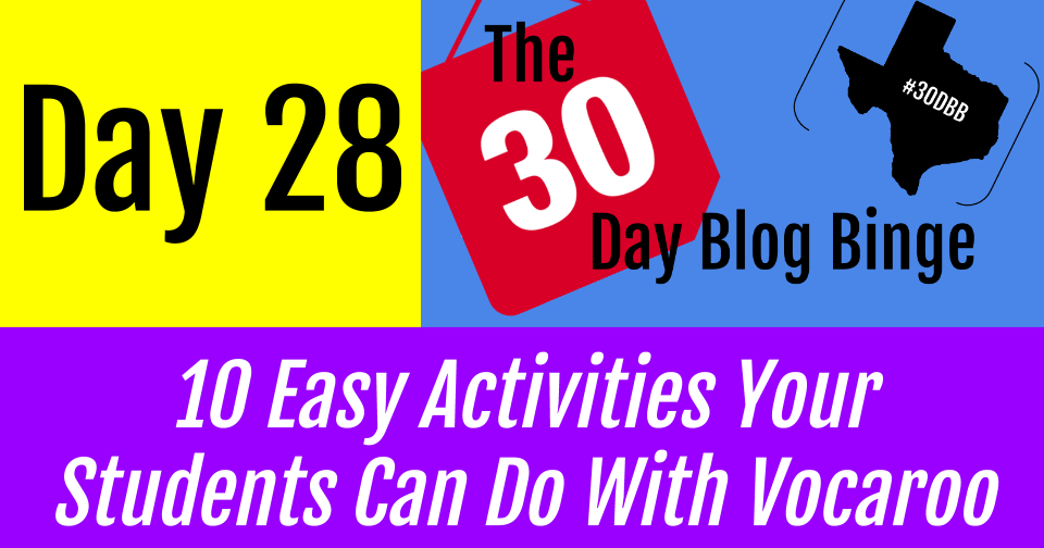 10 Easy Activities Your Students Can Do With Vocaroo | #30DBB - Day 28