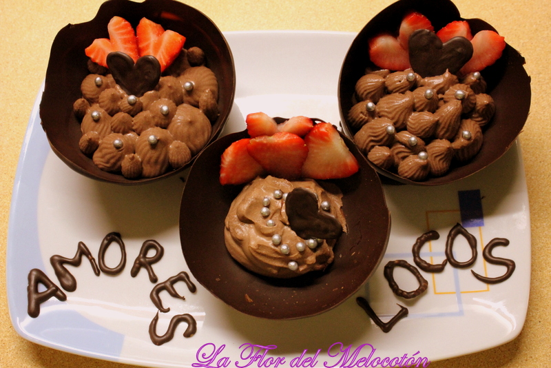 Mousse de chocolate y Bayleys en cuenco de chocolate