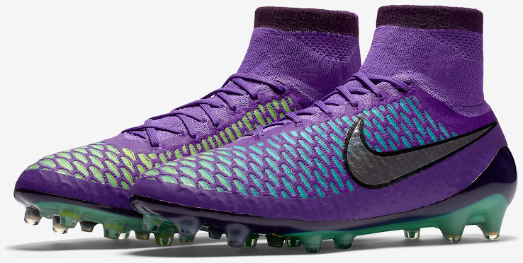 purple nike football boots