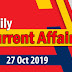 Kerala PSC Daily Malayalam Current Affairs 27 Oct 2019