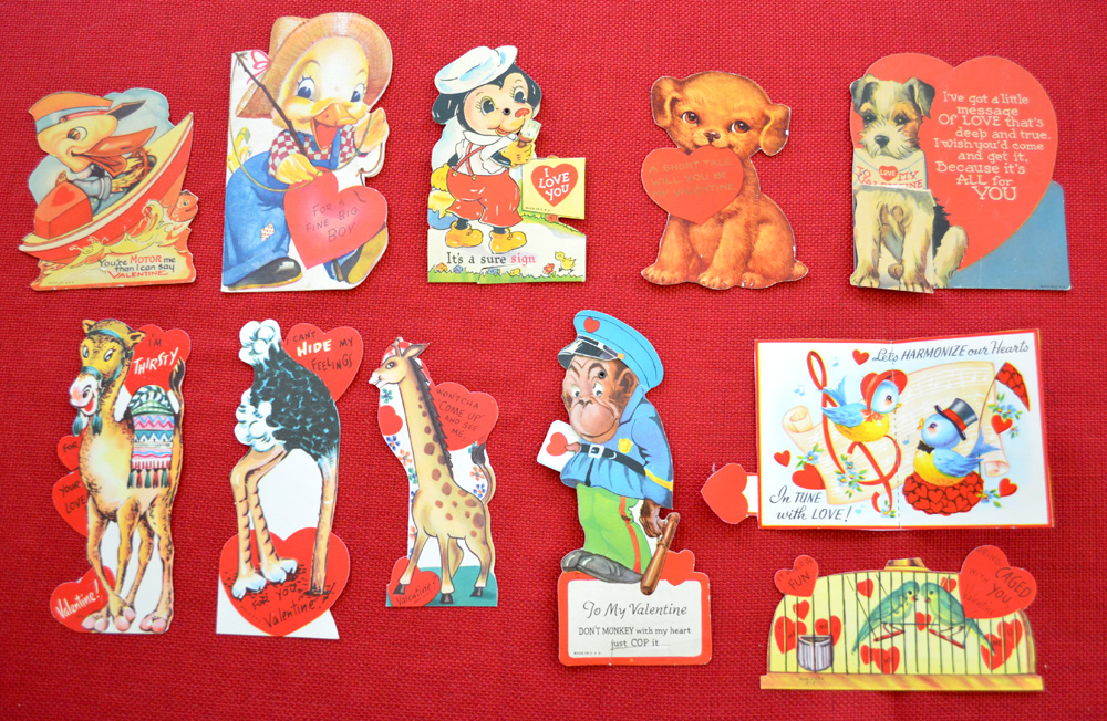 The Copycat Collector COLLECTION 159 Vintage Animalthemed Valentines