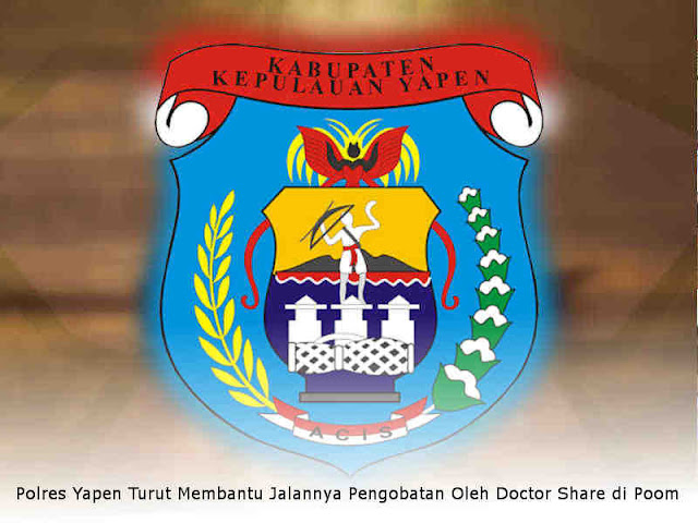 Polres Yapen Turut Membantu Jalannya Pengobatan Oleh Doctor Share di Poom Polres Yapen Turut Membantu Jalannya Pengobatan Oleh Doctor Share di Poom
