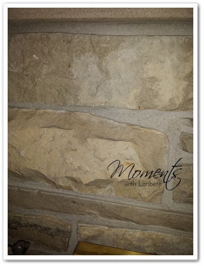 Moments with Loribeth: Remodeling a 1950s Ranch Close up of the fireplace stone