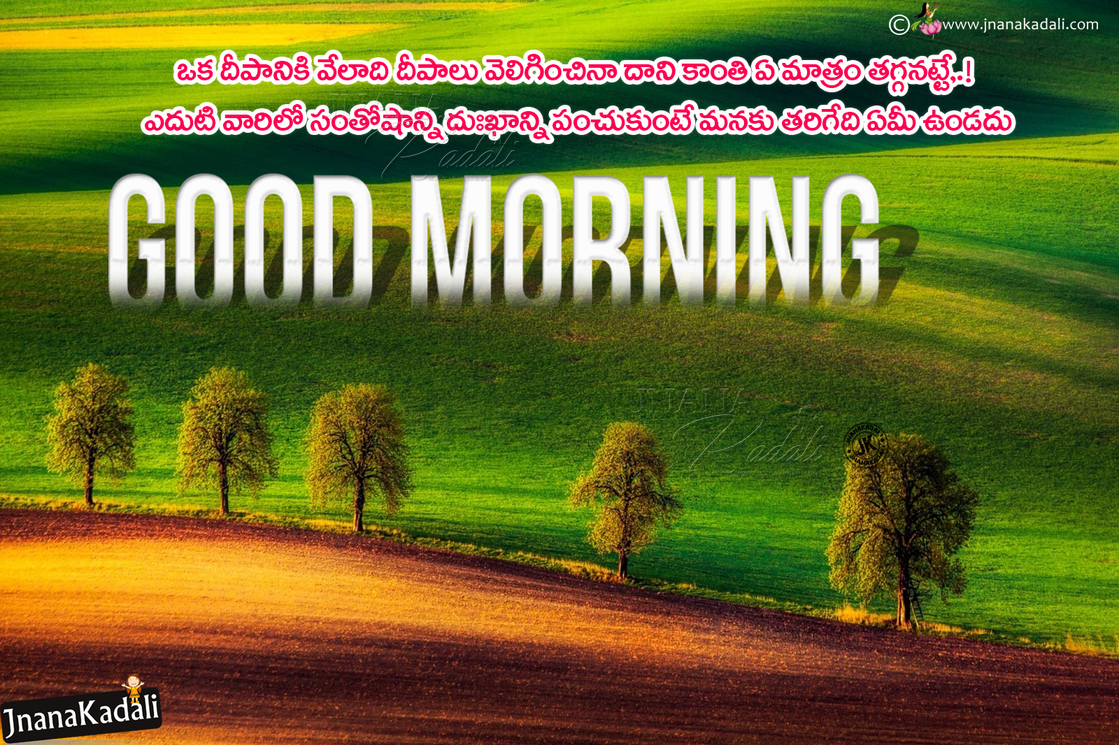 Telugu Subhodayam Greetings with Motivational Sayings-Good ...