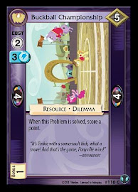 My Little Pony Buckball Championship Defenders of Equestria CCG Card