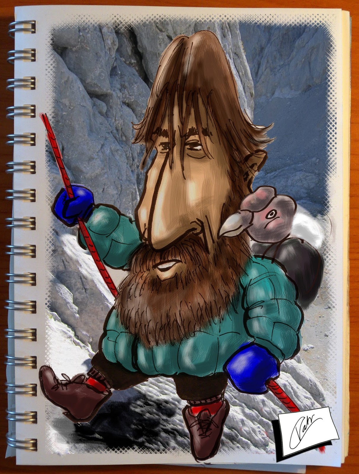 ANECDOTAS ALPINISTICAS CÉSAR PÉREZ DE TUDELA