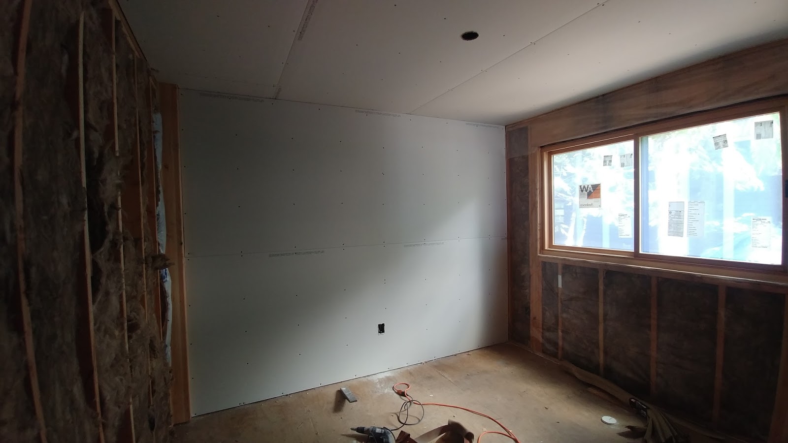 CCM Architecture Construction Drywall begins