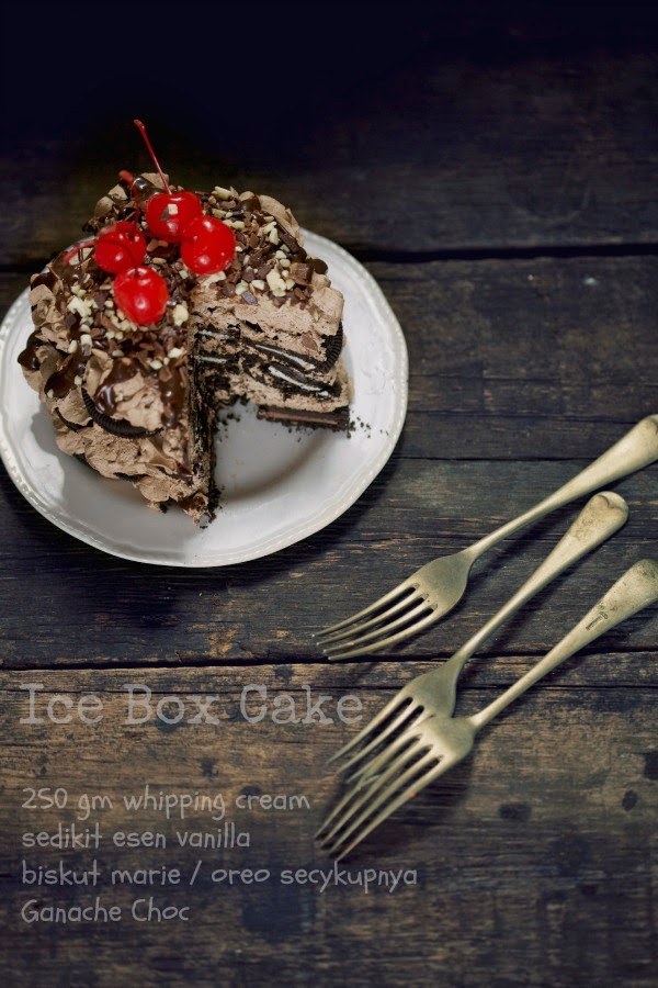 ICE BOX CAKE - KEK TANPA GUNA OVEN! - Sharing My Ceritera