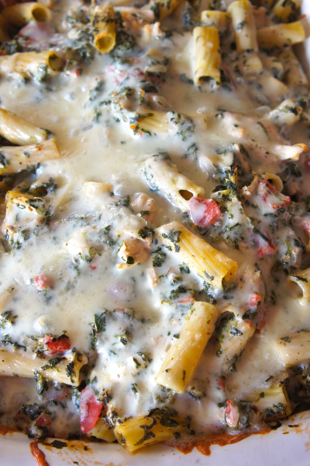 Savory Sweet and Satisfying: Chicken and Spinach Pasta Bake