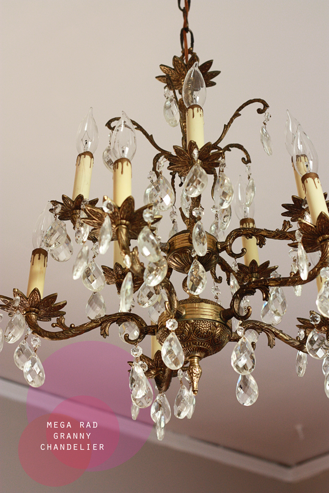 My New Slash Old Chandelier Mrs Snow, How To Tell If My Chandelier Is Real Crystal