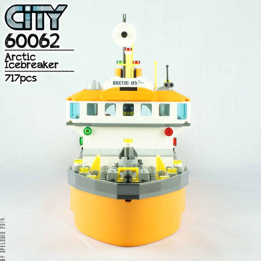 Opelouis's Toys Collection: LEGO City 60062 Arctic Icebreaker.