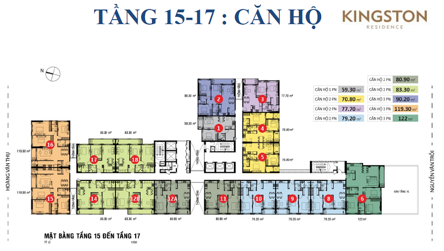mặt bằng căn hộ Kingston mặt bằng căn hộ Kingston