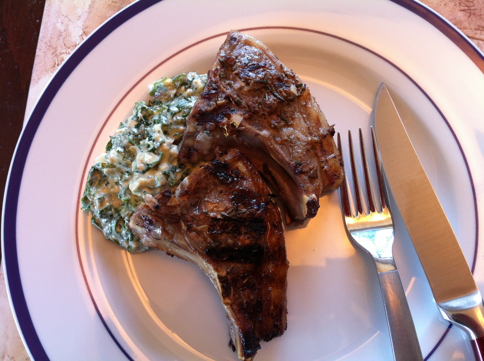 Recipes from 4EveryKitchen Herb & Olive Lamb Chops