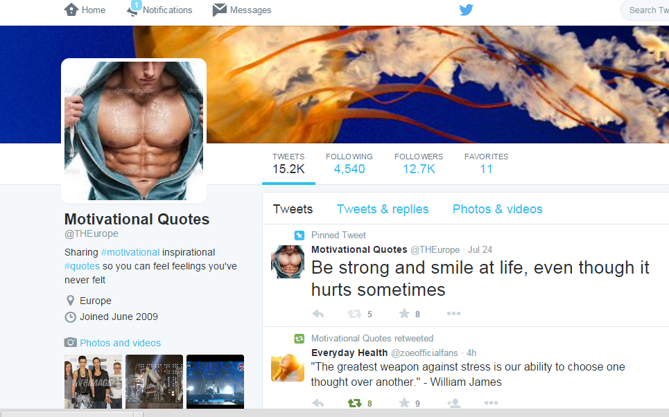 Buy twitter account with 12.8K followers for 79$ - Buy twitter accounts
