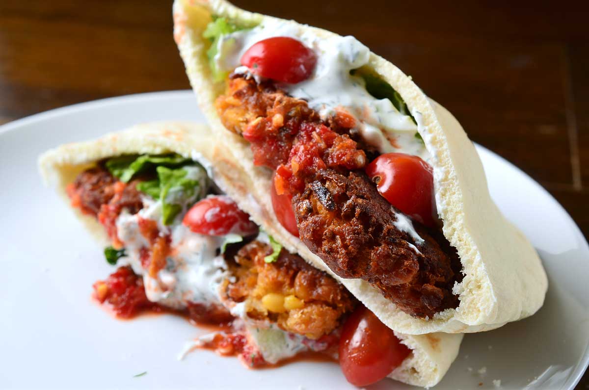 Falafel Pita Sandwich Recipe | LEBANESE RECIPES