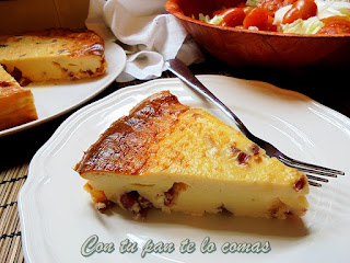 Pastel De Quesitos Y Jamón Serrano
