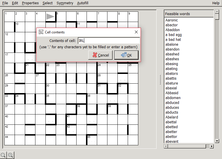 Qxw - Edit - Cell Contents - IRL Qxw - Edit - Cell Contents - IRL