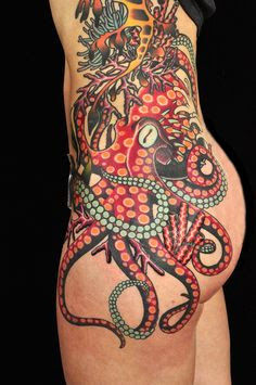 Sexy Octopus Tattoo For Girls