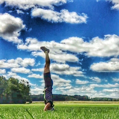 Bike Ride and a Headstand