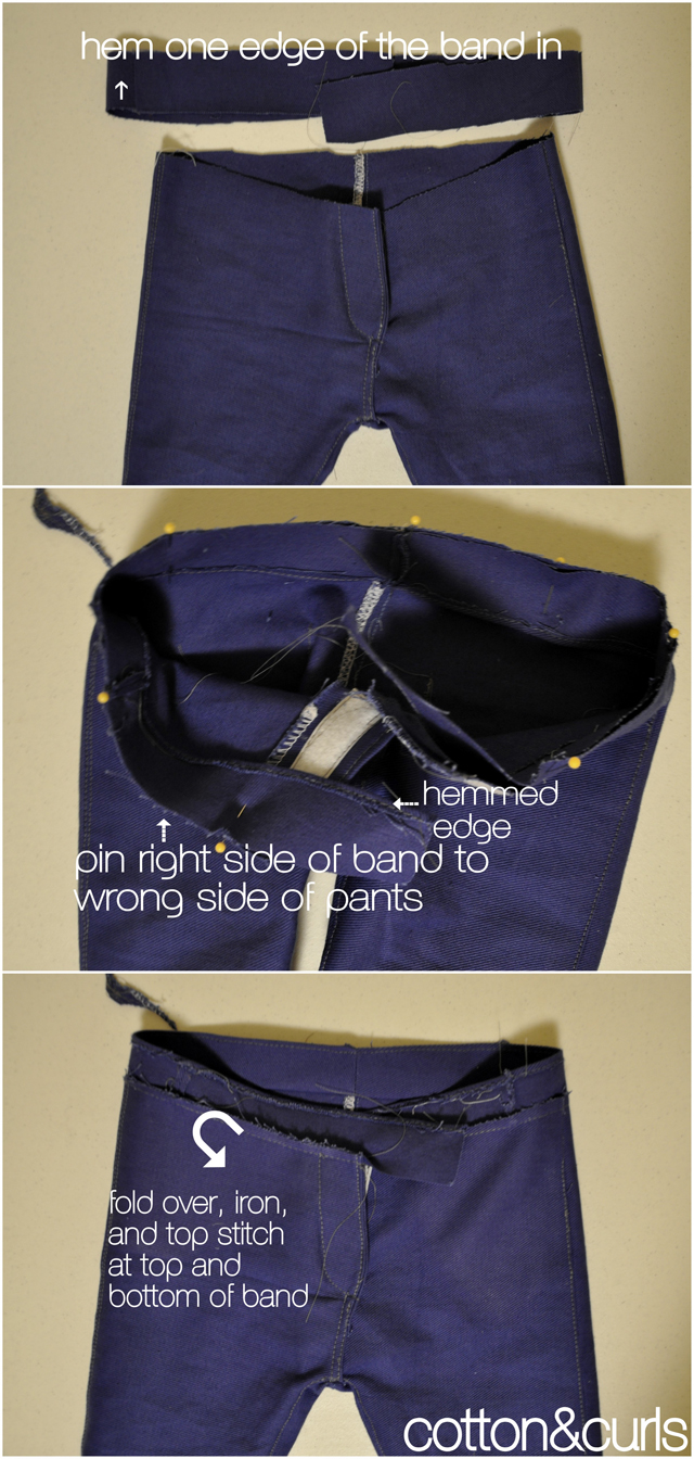 C&C: How to make kids jeans...skinny bright blue jeans in particular!